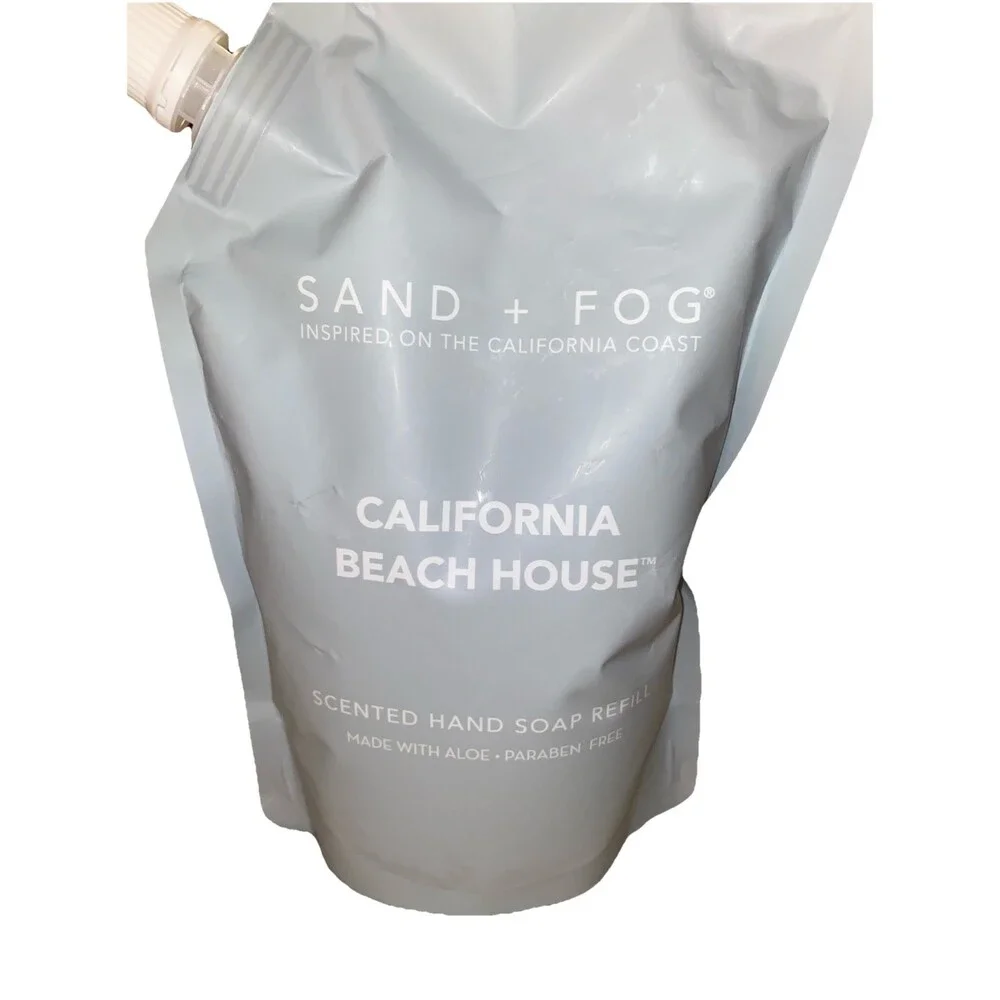 Sand + Fog California Beach House Hand Soap Refill 34 Ounce NEW & AUTH